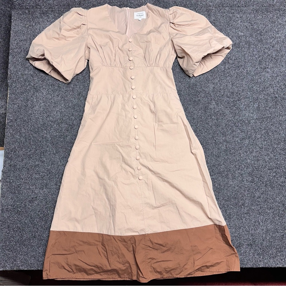 Puff sleeve Cottagecore milkmaid dress boho euro summer cotton cowgirl western